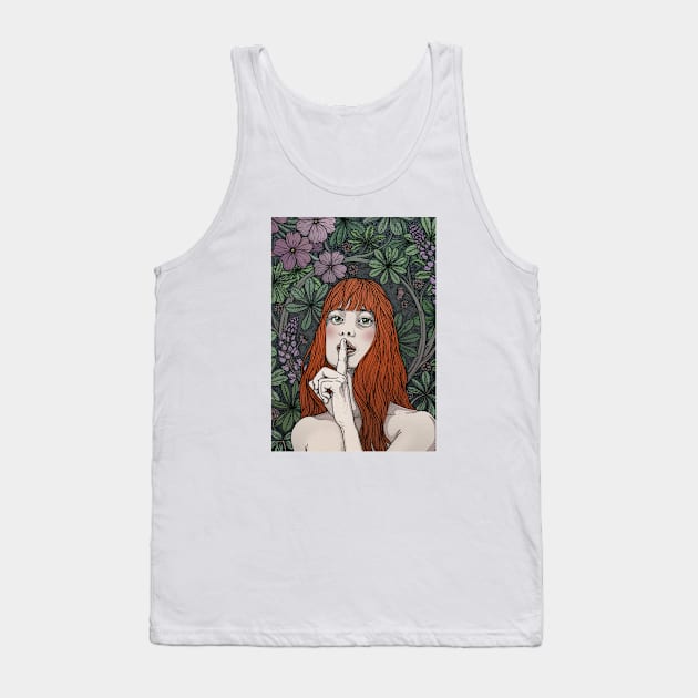 Shhh Tank Top by tiina menzel